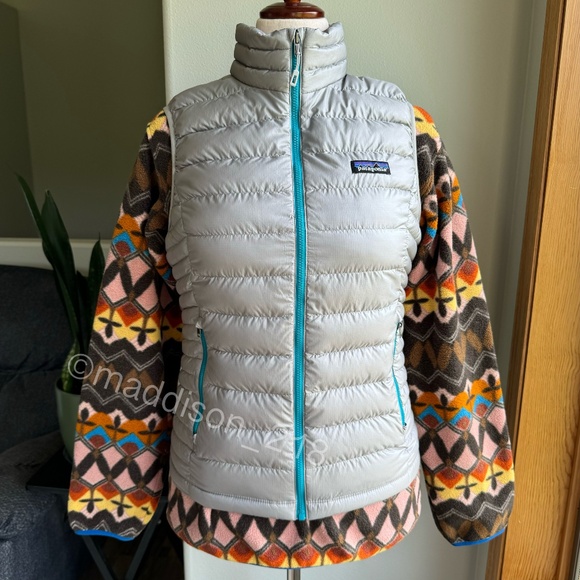 Patagonia Down Sweater Vest Medium Drifter Gray 800-fill Down Regular Fit M - Picture 1 of 13